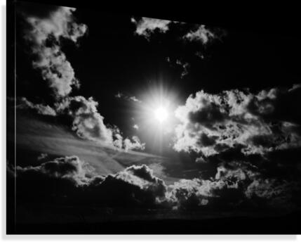 Sun burst Canvas Print
