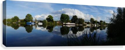 Reflective river Canvas Print