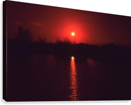 Sunset filter Canvas Print