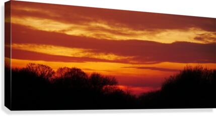 Deeep sunset Canvas Print