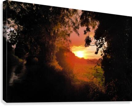 Gap sunset Canvas Print