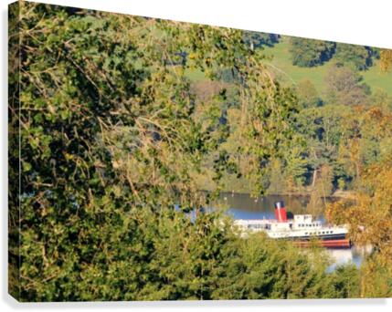 Steamer Canvas Print