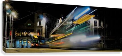 Speed passing Canvas Print