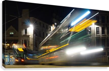 Fast trams Canvas Print