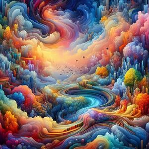 Vivid colors vibrant colors rich color palette intricate details