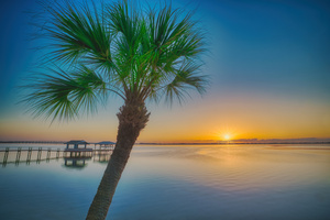 SUNRISE INDIAN RIVER LAGOON MELBOURNE