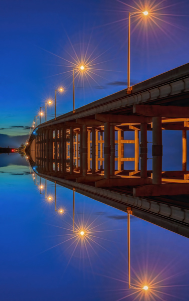 BRIDGE at NIGHT Print