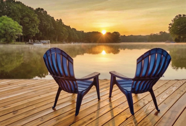 CALM LAKE SUNRISE Print