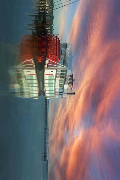 COCOA VILAGE at SUNSET Print