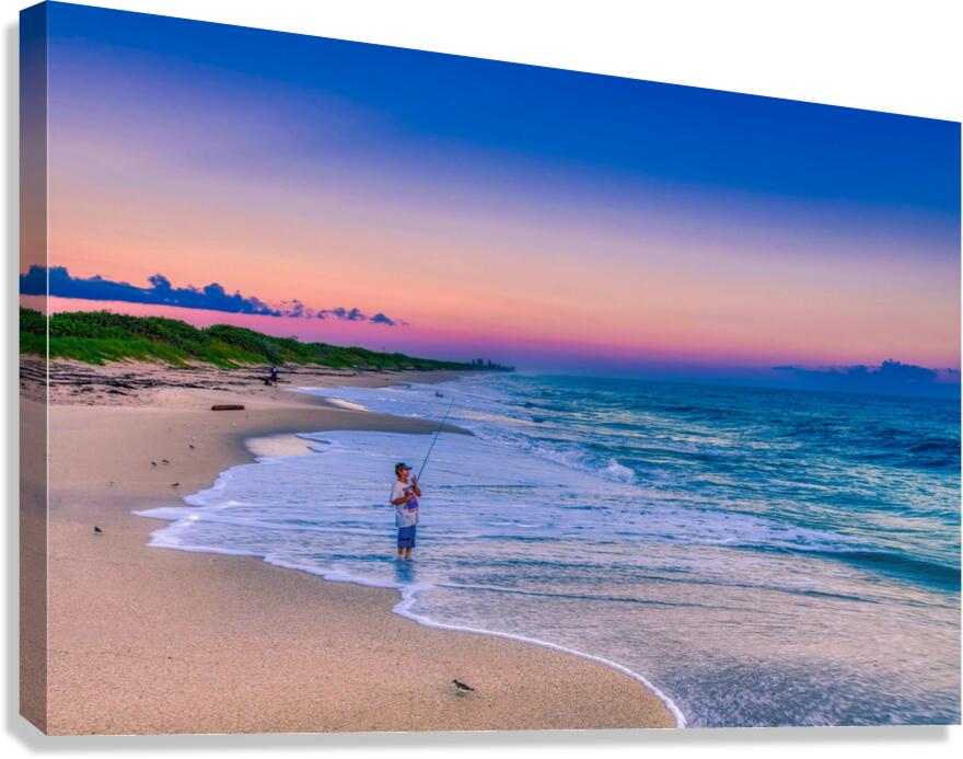 SEBASTIAN INLET FISHING Canvas Print