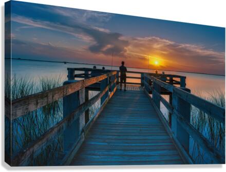 SUNSET at LAKE WASHIGTON Canvas Print