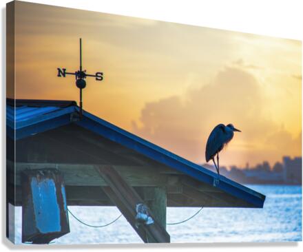 SUNSET at INDIAN RIVER LAGOON Canvas Print