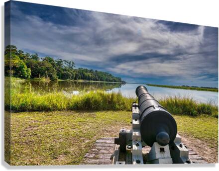 FORT FREDERICA ST SIMONS ISLAND GA Canvas Print