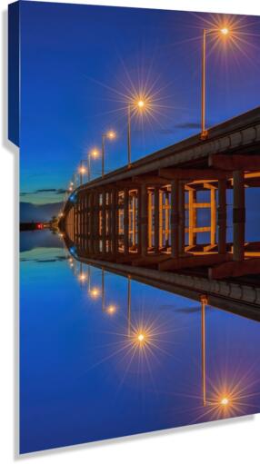 BRIDGE at NIGHT Canvas Print