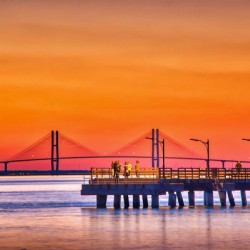 SUNSET at SIDNEY LANIER BRIDGE