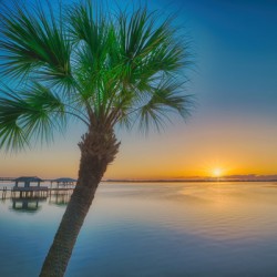 SUNRISE INDIAN RIVER LAGOON MELBOURNE