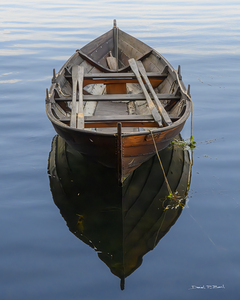 PEACEFUL MOORING - ROW BOAT -r45