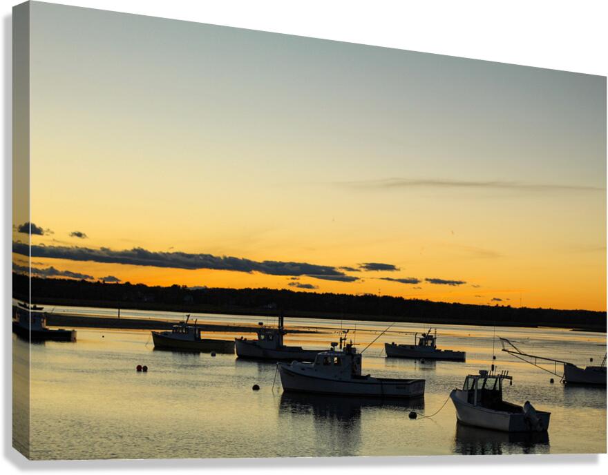Harbor at Rest  Canvas Print