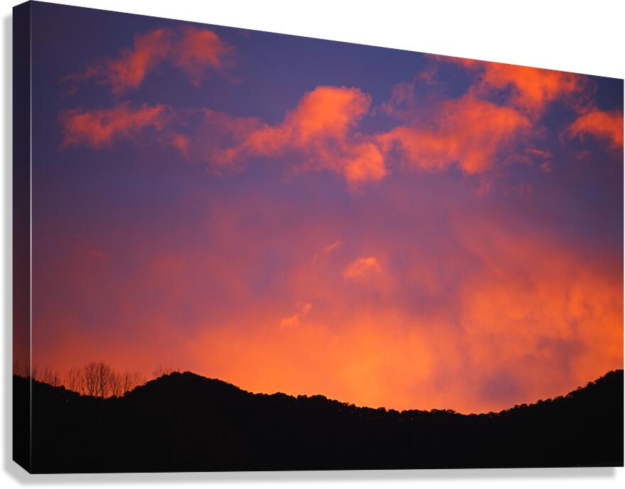 Sunset Warm Glory Canvas Print