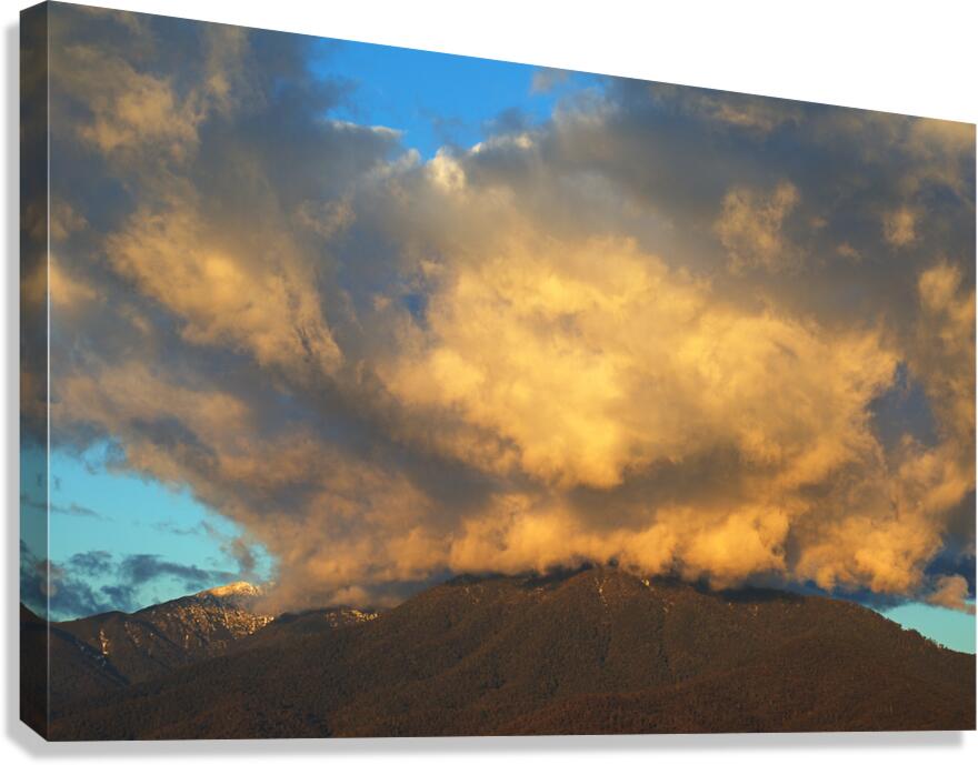 Sunset Cloud Explosion Canvas Print