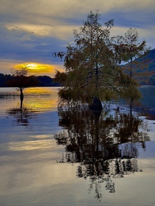 Lake ocoee sunset 