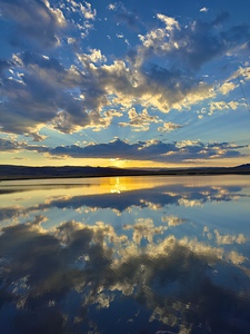 Sunset reflections