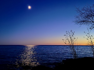 Sunset on The Big lake