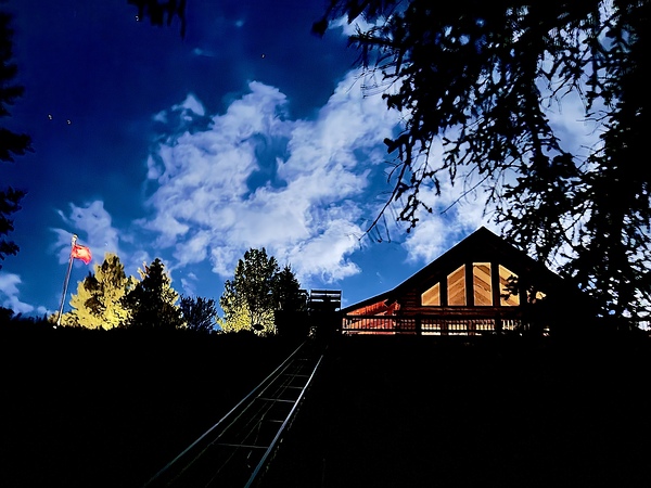 The ride up Print