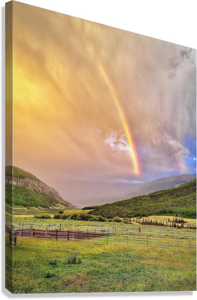 Rainbow Sunset Canvas Print