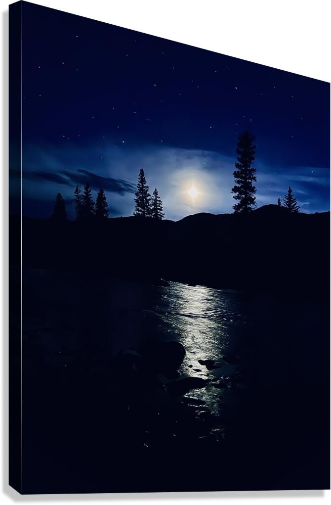 Moon river Canvas Print