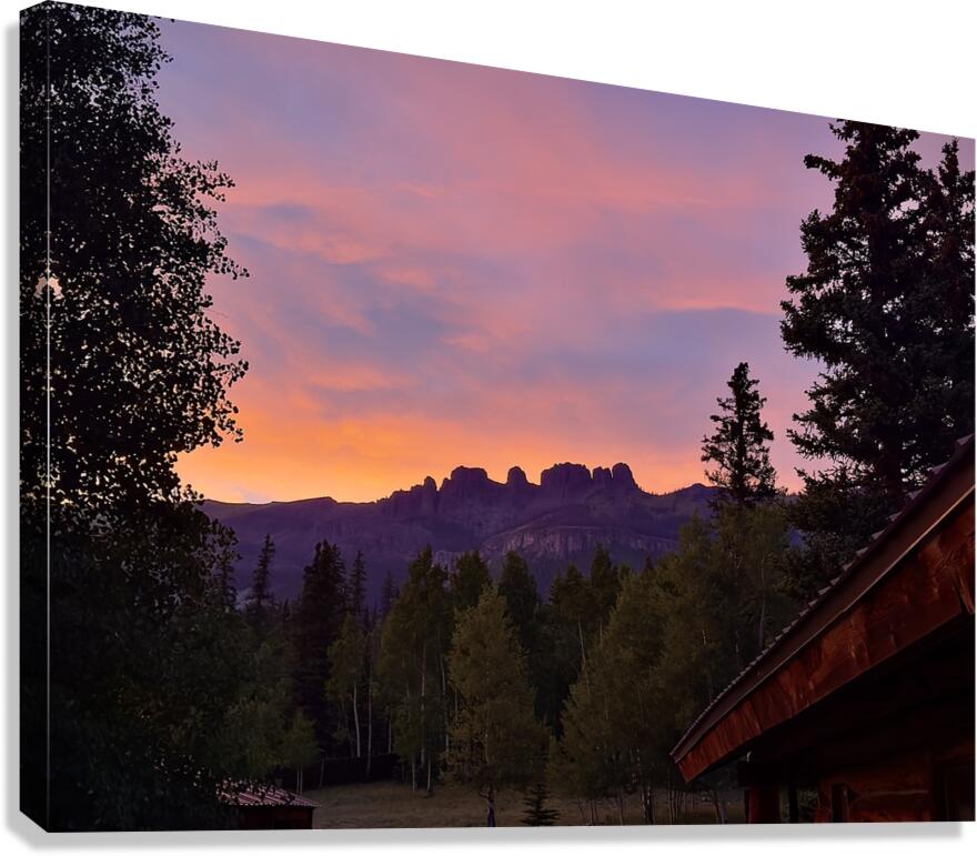 Sunset magic Canvas Print