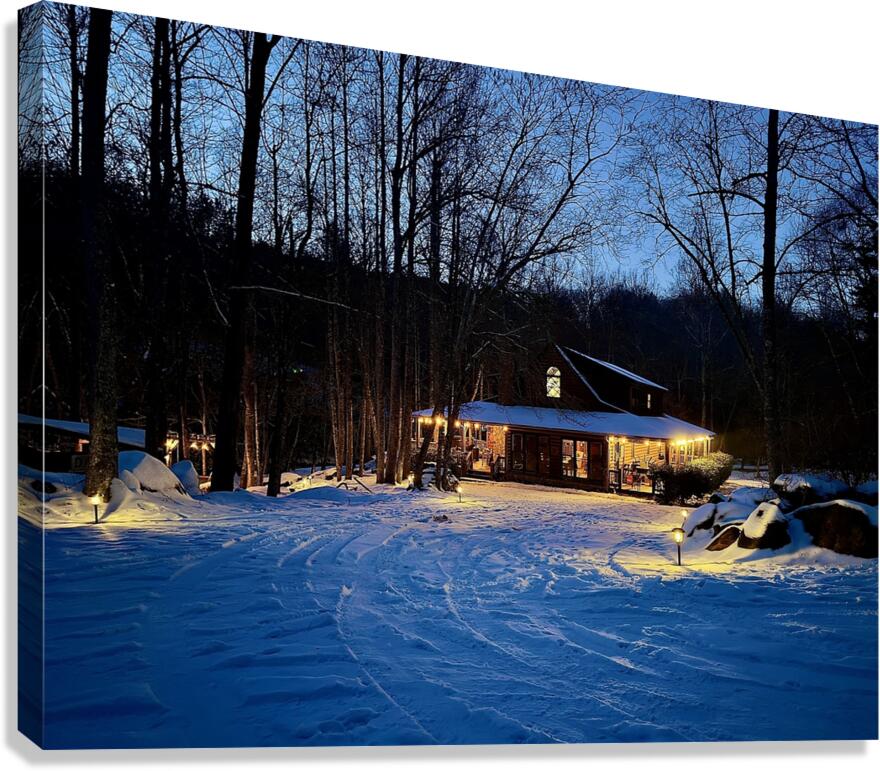 Winter welcome Canvas Print
