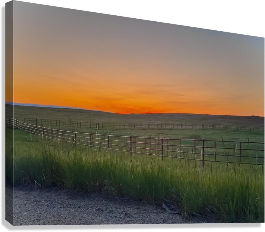 Prairie Fire Canvas Print