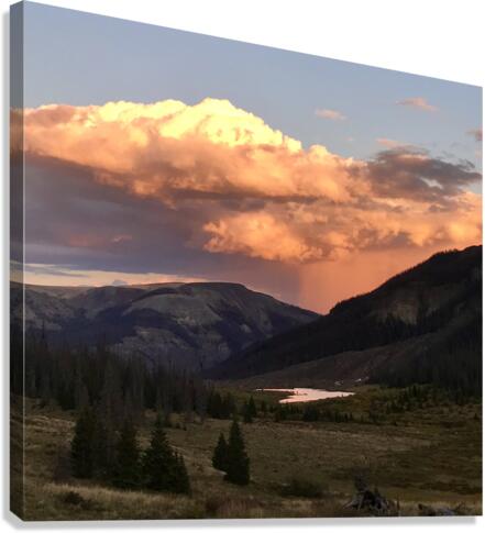 Sunset Storm Canvas Print