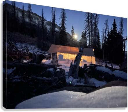 Camps calling  Canvas Print