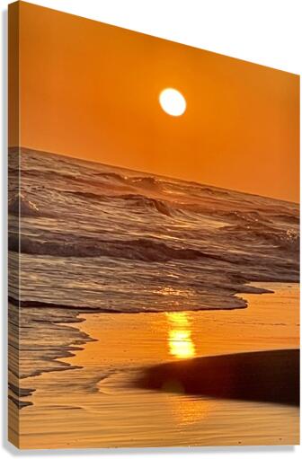 Sunset Orange Canvas Print