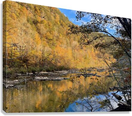 Ocoee River Fall Day Canvas Print