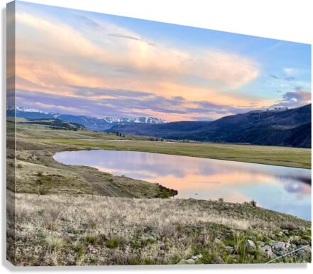 Pastel sunset Canvas Print