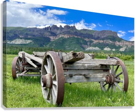 Wagons ho  Canvas Print