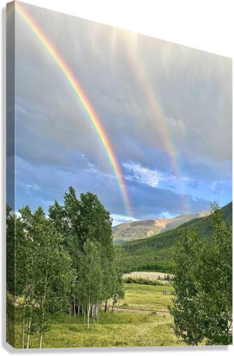 Double Rainbow Canvas Print