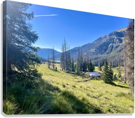 Camp Mornings  Canvas Print
