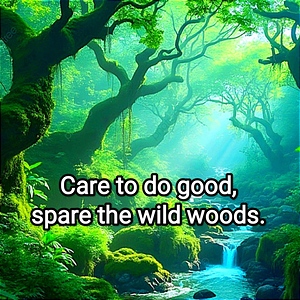 Leave forests untouched 