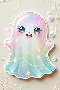 A whimsical pastelcolored sti