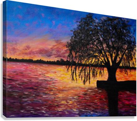 November Sunset Canvas Print