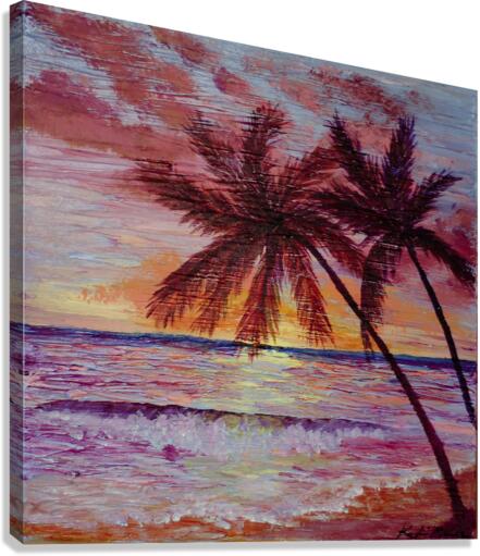Sunset Paradise Canvas Print
