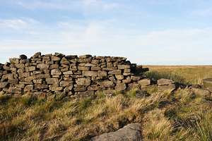 Dry Stone Wall Stanage Edge 