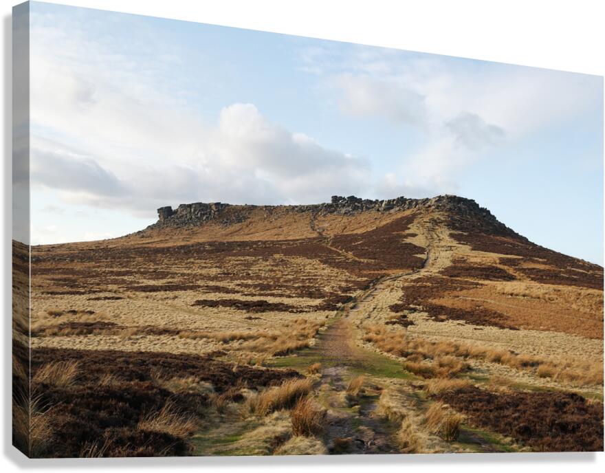 Higger Tor Peak District Landscape  Canvas Print