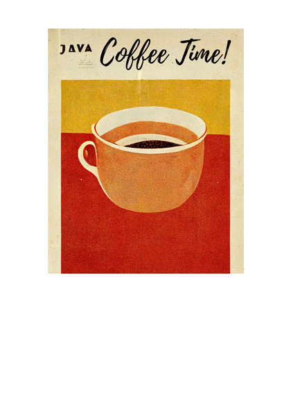Java Coffee Print