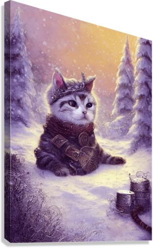 Warrior Cat Canvas Print