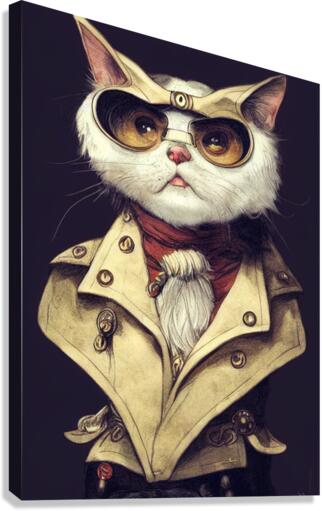 Aviator Cat  Canvas Print